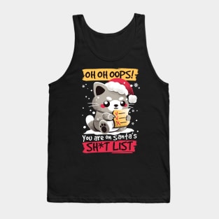 Santa shit list Tank Top